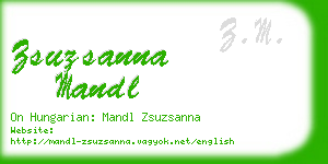 zsuzsanna mandl business card